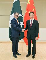 U.S.-NEW YORK-CHINA-HAN ZHENG-PAKISTAN-CARETAKER PM-MEETING