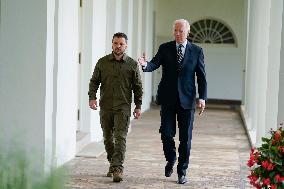 Zelensky And Biden Meet At The White House - Washington