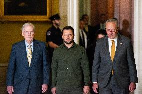 Zelensky Visits The Capitol - Washington