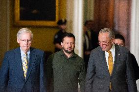 Zelensky Visits The Capitol - Washington