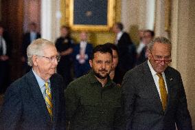Zelensky Visits The Capitol - Washington