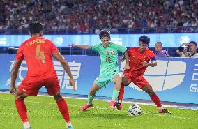 The 19th Asian Games Men's Football Group Match China VS Myanmar