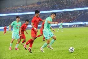 The 19th Asian Games Men's Football Group Match China VS Myanmar