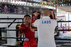 (SP)LAOS-VIENTIANE-WUSHU-ASIAN GAMES-TRAINING