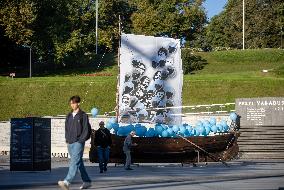 'Boat of tears' commemorating Estonian refugees of 1944