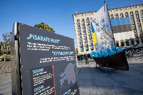'Boat of tears' commemorating Estonian refugees of 1944
