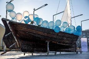 'Boat of tears' commemorating Estonian refugees of 1944