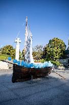 'Boat of tears' commemorating Estonian refugees of 1944