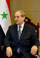 SYRIA-DAMASCUS-FOREIGN MINISTER-INTERVIEW