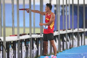 (SP)CHINA-HANGZHOU-ASIAN GAMES-MODERN PENTATHLON-MEN'S INDIVIDUAL LASER RUN