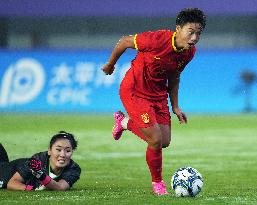 (SP)CHINA-HANGZHOU-ASIAN GAMES-FOOTBALL-WOMEN'S ROUND-GROUP A-CHN VS MGL (CN)