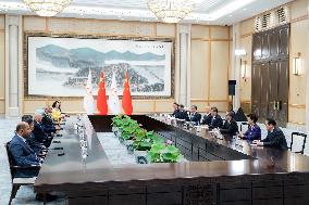 CHINA-ZHEJIANG-HANGZHOU-XI JINPING-OCA ACTING PRESIDENT-MEETING (CN)