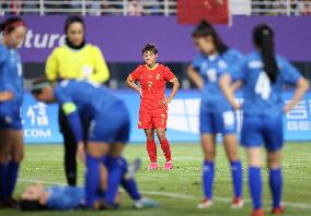 (SP)CHINA-HANGZHOU-ASIAN GAMES-FOOTBALL-WOMEN'S ROUND-GROUP A-CHN VS MGL (CN)