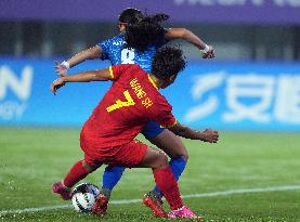 (SP)CHINA-HANGZHOU-ASIAN GAMES-FOOTBALL-WOMEN'S ROUND-GROUP A-CHN VS MGL (CN)