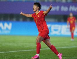 (SP)CHINA-HANGZHOU-ASIAN GAMES-FOOTBALL-WOMEN'S ROUND-GROUP A-CHN VS MGL (CN)