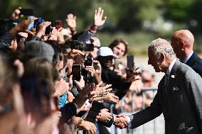 King Charles Visit To France - Place de la Bourse