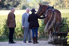 King Charles Visit To France - Chateau Smith Haut Lafitte