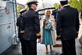King Charles Visit To France - Visit HMS Iron Duke In Bordeaux