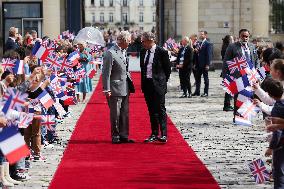 King Charles Visit To France - Hotel De Ville In Bordeaux
