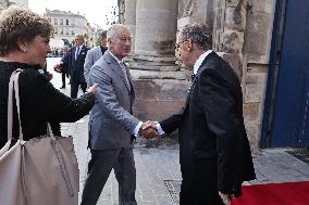 King Charles Visit To France - Hotel De Ville In Bordeaux