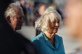 King Charles Visit To France - At Bordeaux Merignac Airport