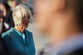 King Charles Visit To France - At Bordeaux Merignac Airport