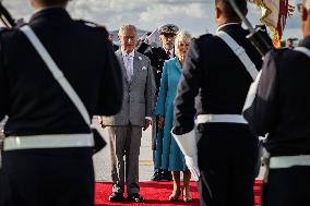 King Charles Visit To France - At Bordeaux Merignac Airport