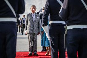 King Charles Visit To France - At Bordeaux Merignac Airport