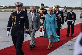 King Charles Visit To France - At Bordeaux Merignac Airport