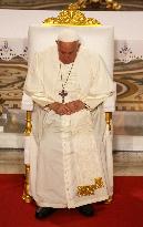 Pope Francis Visits Marseille - At the Basilica of Notre Dame de la Garde