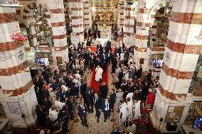 Pope Francis Visits Marseille - At the Basilica of Notre Dame de la Garde