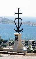 Pope Francis Visits Marseille - At the Basilica of Notre Dame de la Garde