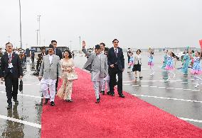 CHINA-ZHEJIANG-HANGZHOU-ASIAN GAMES-NEPALESE PM-ARRIVAL (CN)