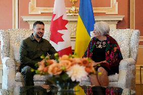 Zelensky Visits Ally Canada