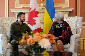 Zelensky Visits Ally Canada