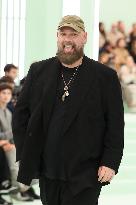 MFW - Designer Marco Falcioni Walks Boss Runway