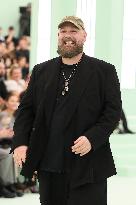MFW - Designer Marco Falcioni Walks Boss Runway