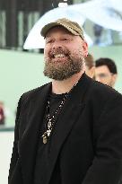 MFW - Designer Marco Falcioni Walks Boss Runway