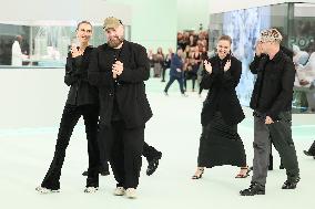 MFW - Designer Marco Falcioni Walks Boss Runway