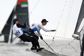 (SP)CHINA-NINGBO-ASIAN GAMES-SAILING-MEN'S SKIFF (CN)