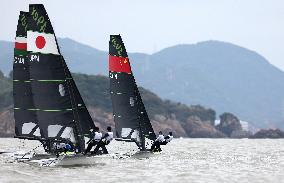 (SP)CHINA-NINGBO-ASIAN GAMES-SAILING-MEN'S SKIFF (CN)