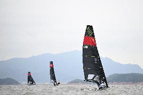 (SP)CHINA-NINGBO-ASIAN GAMES-SAILING-MEN'S SKIFF (CN)