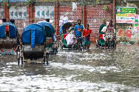 Heavy Rains Trigger Flooding - Dhaka
