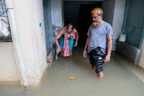 Heavy Rains Trigger Flooding - Dhaka