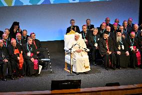 Pope Francis Visits Marseille - Palais du Pharo