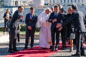 Pope Francis Visits Marseille - Palais du Pharo