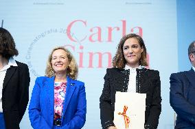 San Sebastian Festival - Carla Simon Receives National Cinematography Award