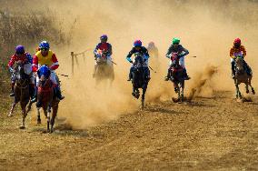 INDONESIA-SUMEDANG-TRADITIONAL HORSE RACE