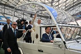 Pope Francis Visits Marseille - Mass At The Velodrome Stadium