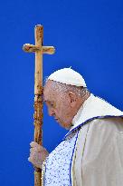 Pope Francis Visits Marseille - Mass At The Stadium